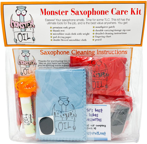 Saxophone cleaning kit