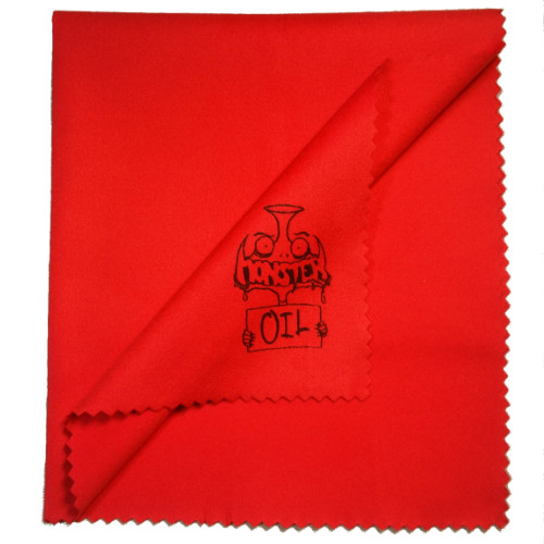 Monster Oil Polishing Cloth: 1 square foot of double-fleeced microfiber bright Monster-red glory. 