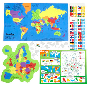 Mapology - World Political & Physical Map Puzzle Mapology - World Political & Physical Map Puzzle