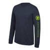 John Deere Solid Long Sleeve Tee with Logo on Sleeve Black