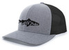 Men's Outdoors Fishing Trout Scenic Forest Woodland Embroidered Mesh Back Trucker Hat
