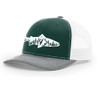 Men's Outdoors Fishing Trout Scenic Forest Woodland Embroidered Mesh Back Trucker Hat