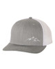 Men's Embroidered Scenic Mountain Range Adjustable Mesh Back Trucker Hat