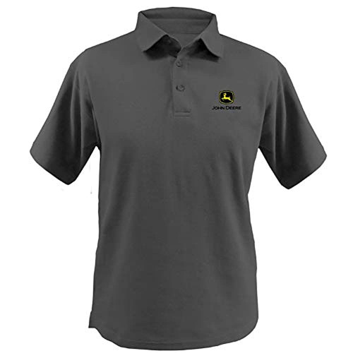 John Deere Men's Logo Performance Polo Shirt