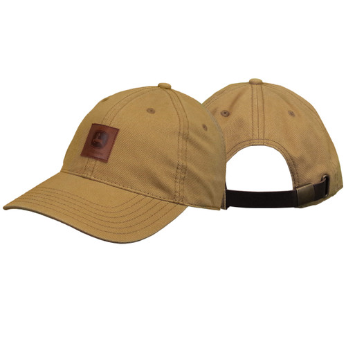 John Deere Logo Stone Washed Logo Mens Cap-Carhartt Brown-Os