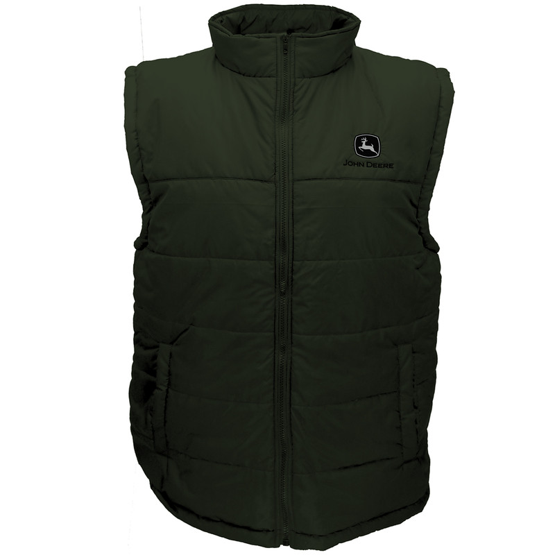 John Deere Men's Logo Puffer Vest John Deere Men's Logo Puffer Vest