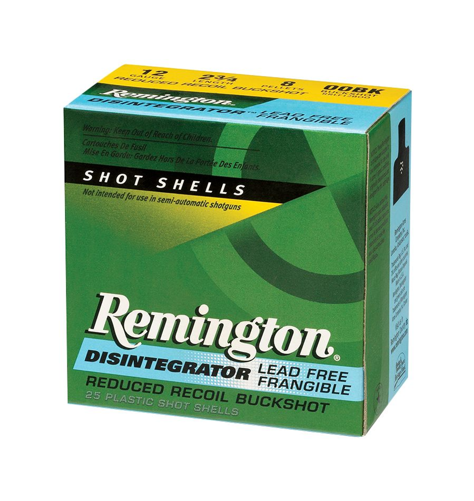 Disintegrator 12 Gauge 2 3/4'' 00 Buckshot 9 Pellets (3 DRAM EQ.)