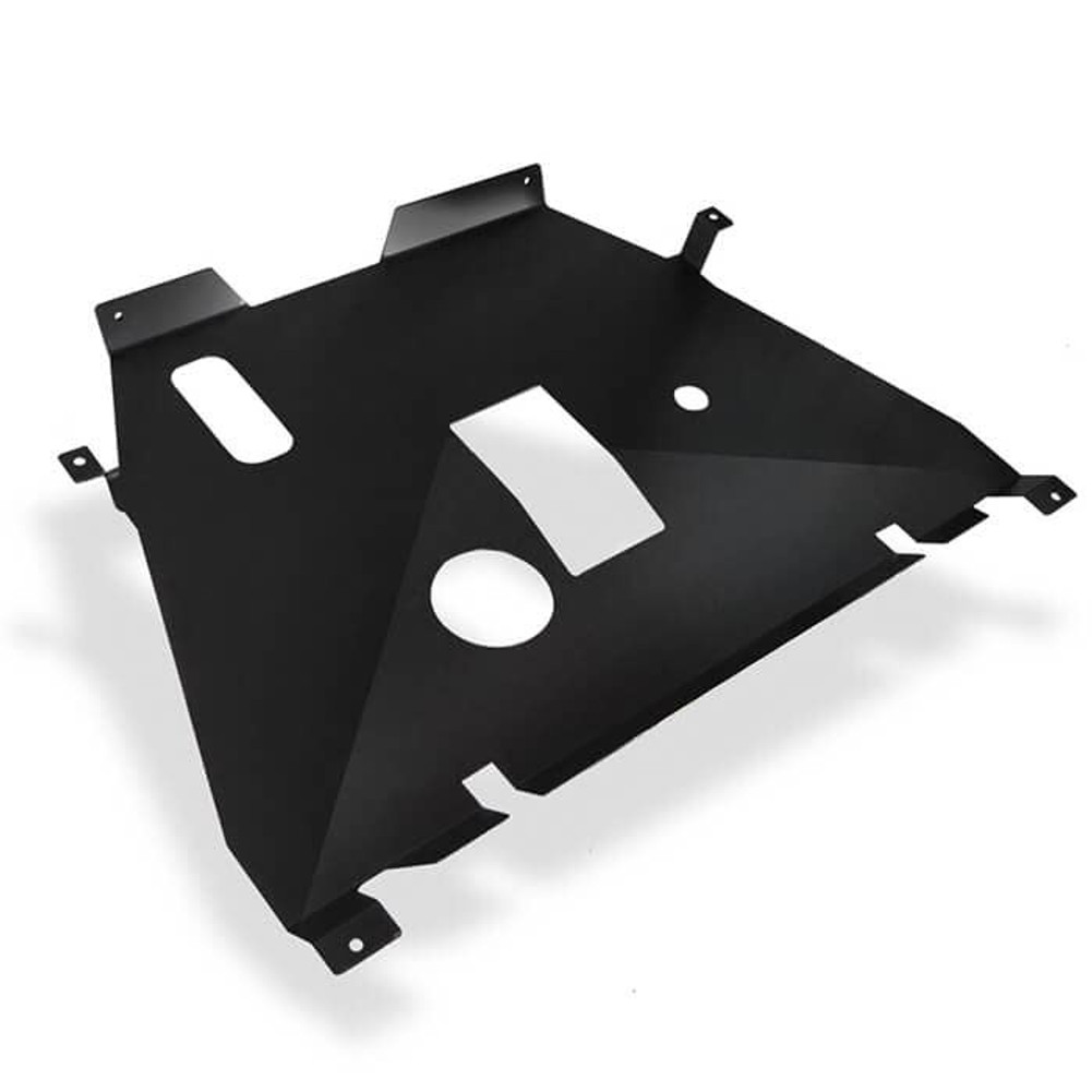 Ford Interceptor Utility 2013-2019 - Black Powder Coated Steel Skid Plate