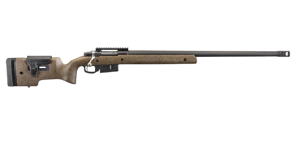 Ruger Hawkeye¬Æ : Long-Range Target Tgt 6.5 PRC 26" 3 + 1 Speckled Black/Brown Laminate