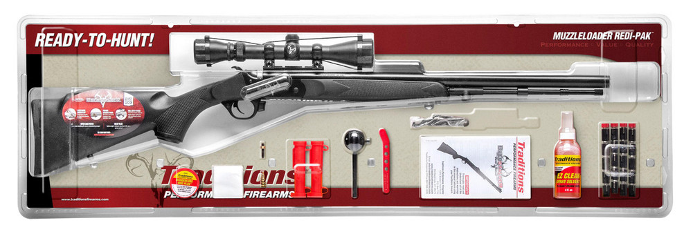 Traditions Buckstalker Xt 50cal Blk Pkg