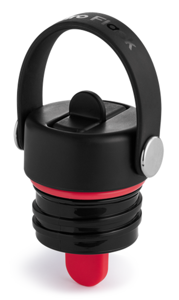 Standard Mouth Flex Straw Cap - Black