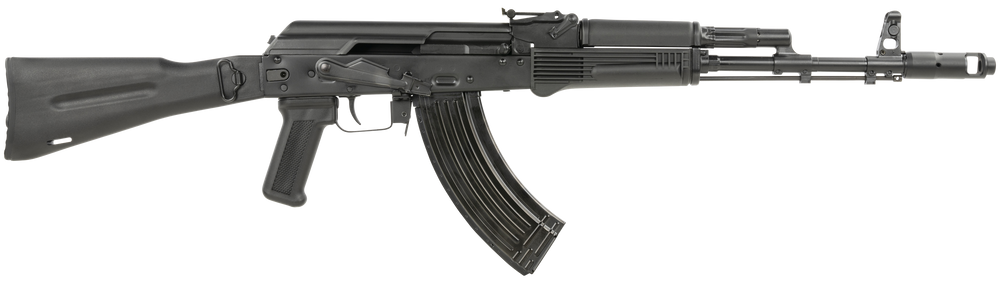 Kalashnikov USA KR103SFS KR-103  7.62x39mm 30+1 16.33" Chrome-Lined Hammer Forged Barrel w/Muzzle Brake, Black Metal Finish, Black Side Folding Stock, Polymer Grip Includes 1 Magazine