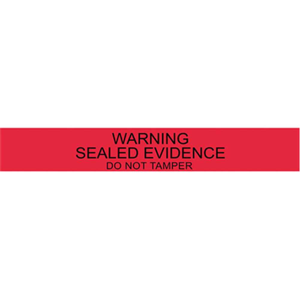 7"" RED WARNING SEALS (100)