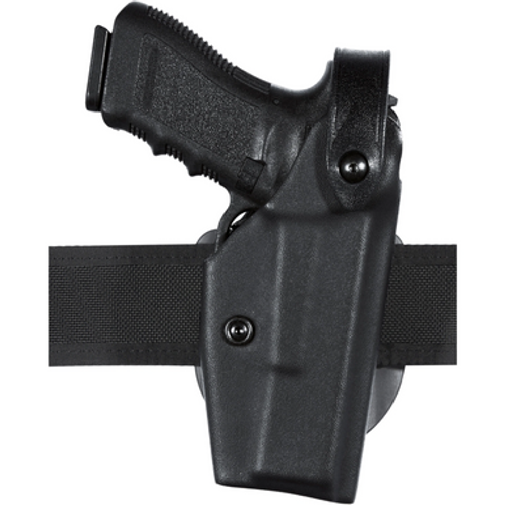 Model 6282 SLS Hi-Ride Level II Retention Duty Holster for Glock 17 Gens 1-4 w/ SureFire Light