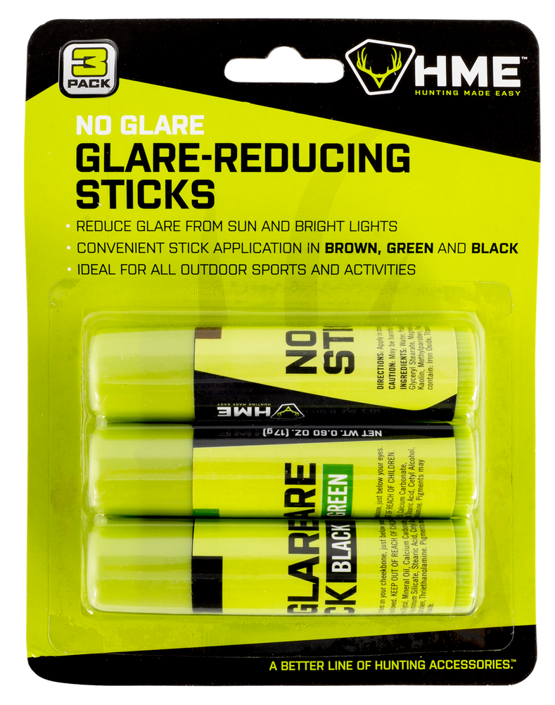 Hme Face Paint, Hme Stk-3pk        Blk/brwn/grn Face Paint Stick