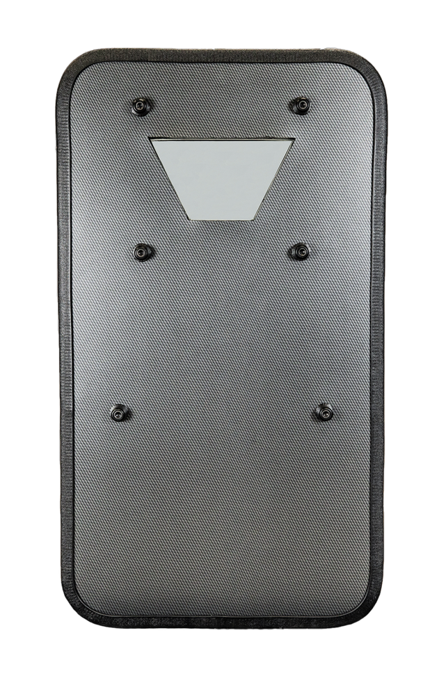 SHB5 Level III Ballistic Shield w/ FoxFury B70 LED - 20x36 - Full Cut