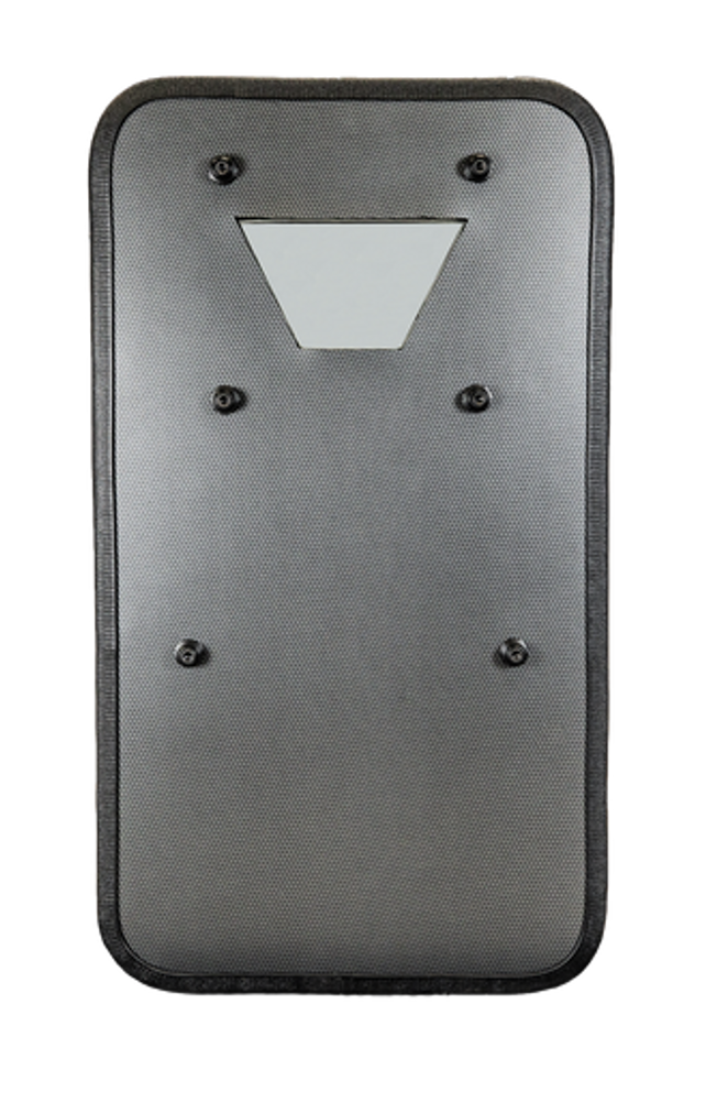 SHB5 Level III Ballistic Shield w/ FoxFury B70 LED - 20x36 - Full Cut