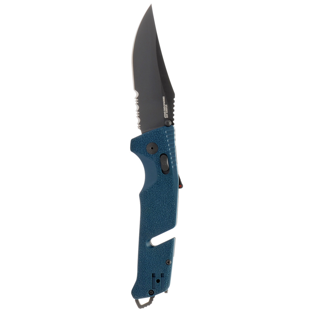 TRIDENT AT - UNIFORM BLUE - PARTIALLY SERRATED