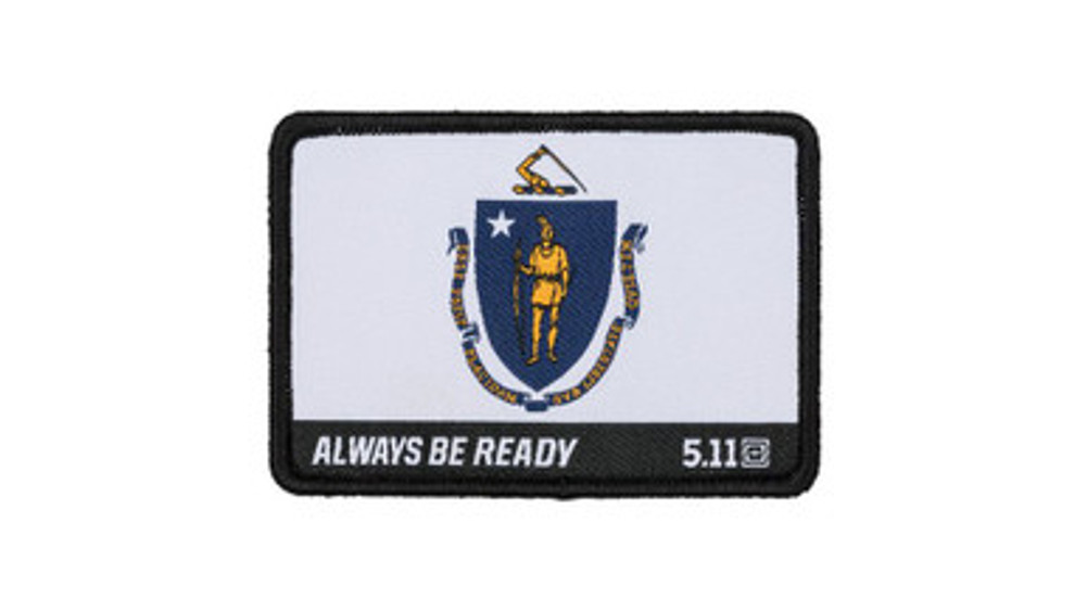 Massachusetts Flag Patch
