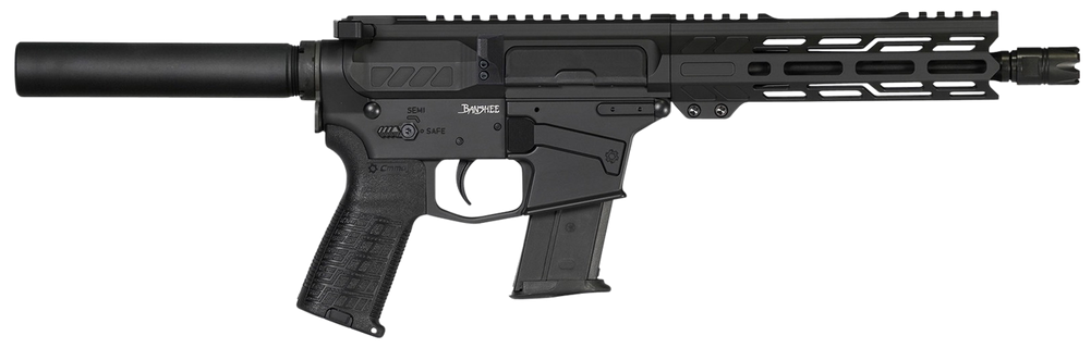 CMMG PE57A889DAB Banshee MK57 5.7x28mm 8" 20+1, Black, EML7 M-Lok Handgaurd, Buffer Tube (No Brace), OEM Zeroed Accessories & Pistol Grip CMMG PE57A889DAB Banshee MK57 5.7x28mm 8" 20+1, Black, EML7 M-Lok Handgaurd, Buffer Tube (No Brace), OEM Zeroed Accessories & Pistol Grip