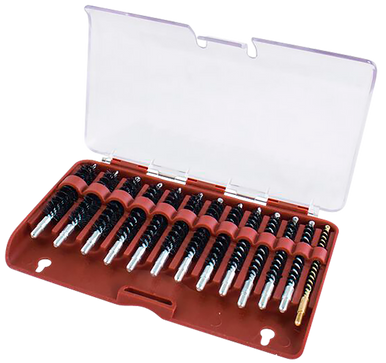 Tipton Bore Brush Set, Tipton 615333  Nyl Rfl Bore Bursh Set      13pc