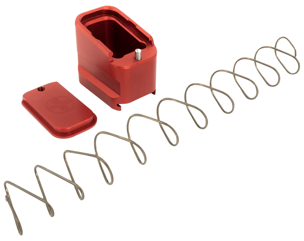 Shield Arms Magazine Extension, Shield G19-me-5-red     G19 +5 Mag Extension