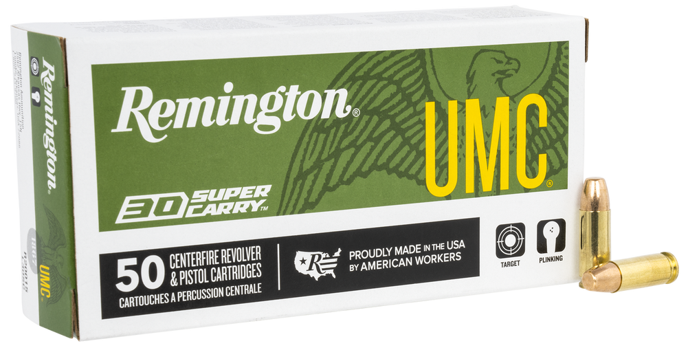 Remington Ammunition Umc, Rem R20015 L30sc    Umc 30supcar   100fmj    50/20