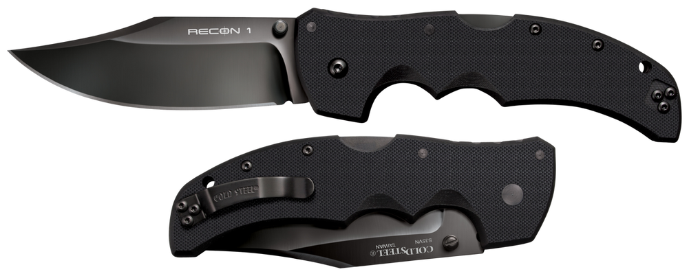 Cold Steel Recon, Cold Cs-27bc    Recon 1 Clip Point Pln Edge 4"