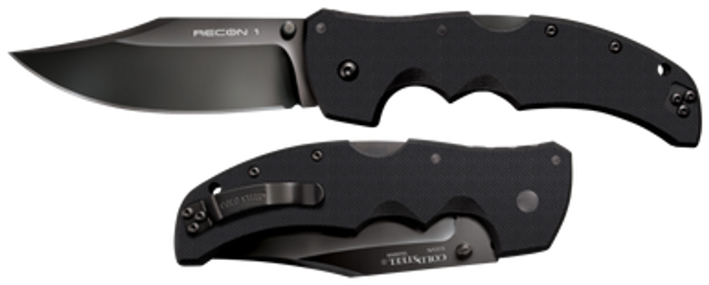 Cold Steel Recon, Cold Cs-27bc    Recon 1 Clip Point Pln Edge 4"