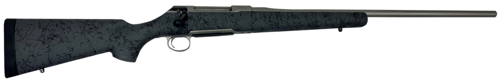 Sauer S1HSGP65P 100  6.5 PRC Caliber with 4+1 Capacity, 24" Barrel, Gray Cerakote Metal Finish & Gray Black Webbed Fixed HS Precision Stock Right Hand (Full Size)