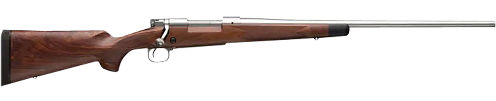 Winchester Repeating Arms 535235236 Model 70 Super Grade 338 Win Mag 3+1 26", Matte Stainless Barrel/Rec, Grade V/VI Satin Walnut Stock