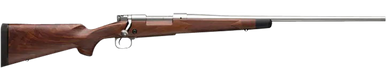 Winchester Repeating Arms 535235236 Model 70 Super Grade 338 Win Mag 3+1 26", Matte Stainless Barrel/Rec, Grade V/VI Satin Walnut Stock