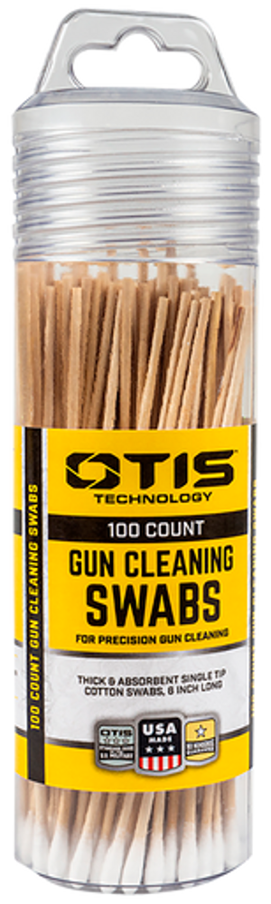Otis Gun Cleaning, Otis Fg-241-100    100 Sngl Tip Swabs Twst Cntnr