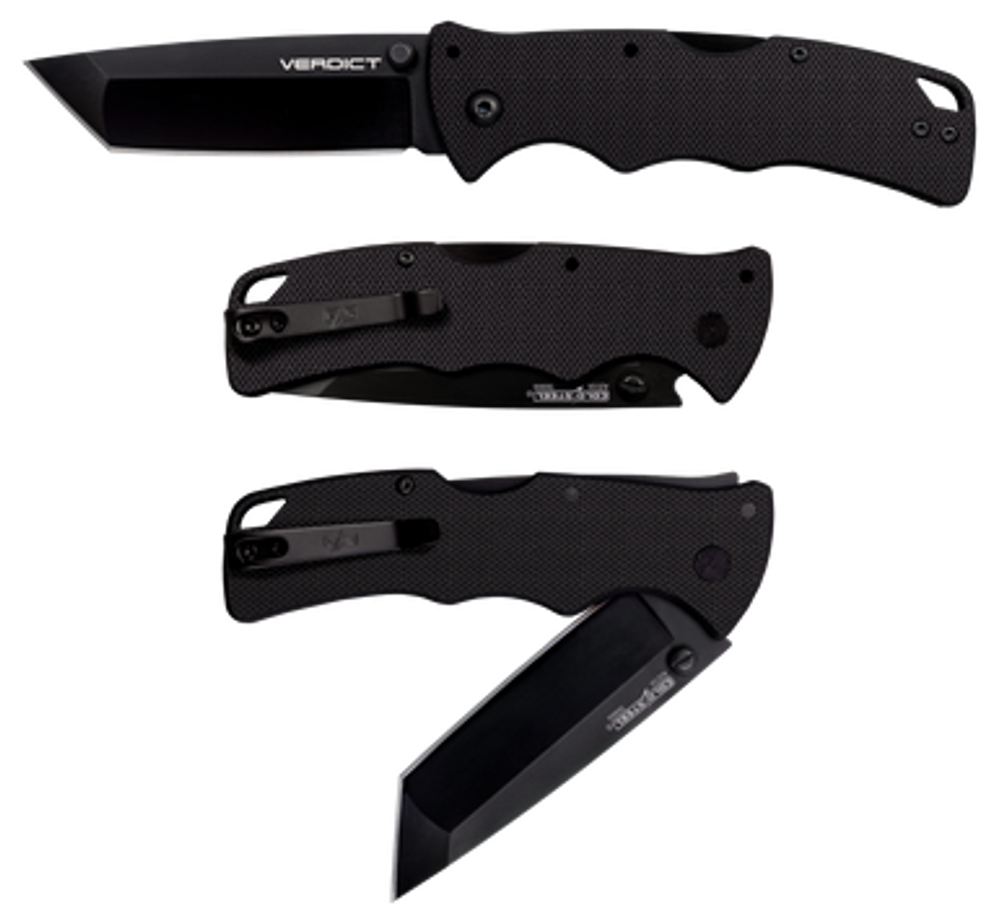 Cold Steel Verdict, Cold Cs-fl-c3t10a     Verdict Tanto 3" G10     Blk Cold Steel Verdict, Cold Cs-fl-c3t10a     Verdict Tanto 3" G10     Blk
