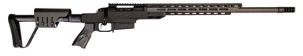 Fierce Firearms FRE300WIN22BL Reaper  300 Win Mag 22" 3+1 Black Cerakote Rec Black Side Folding with Adjustable Comb Stock Right Hand