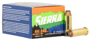Sierra Outdoor Master, Sierra A8610-37   Sports Mstr 44rem 240gr Jhp 20ct