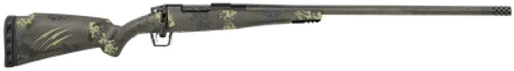 Fierce Firearms ROG65PRC24BF Carbon Rogue  Full Size 6.5 PRC 3+1 24" Hand Lapped/Match Grade Threaded Barrel, Black Cerakote Steel Receiver, Forest Camo Fierce Rogue Carbon Fiber Stock
