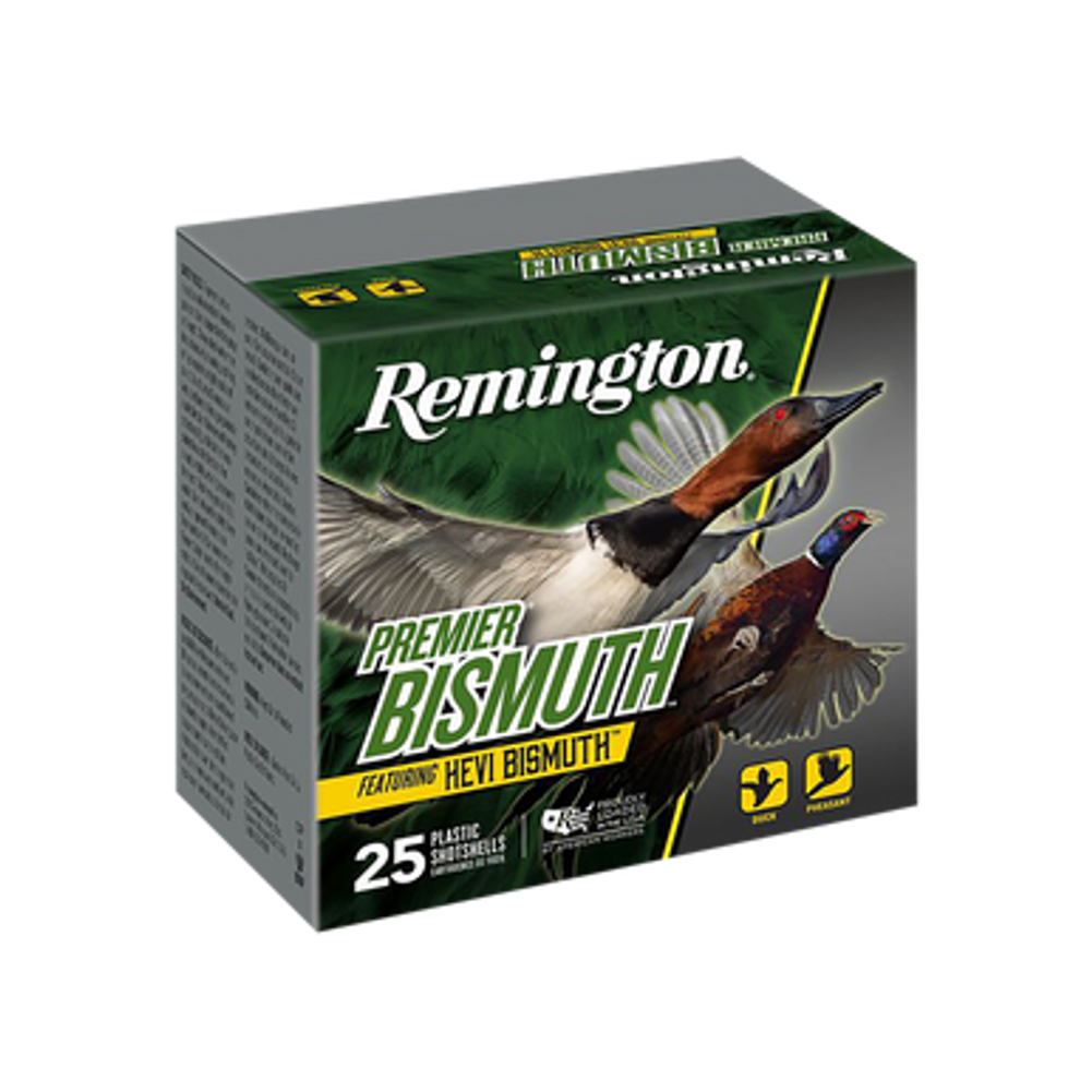 Remington Ammunition Premier Bismuth, Rem R20505   12    2.75  125oz    5 Bsmth    25/10