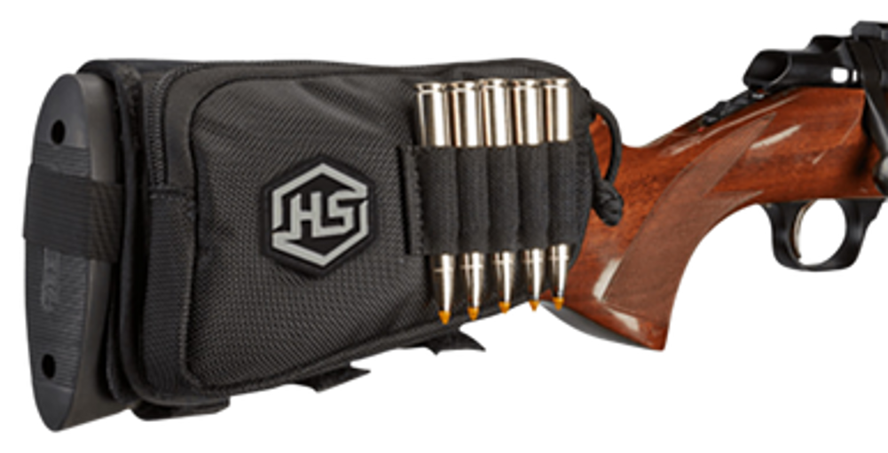 Hunters Specialties Buttstock Shell Holder, Hs 01620             Buttstck Shll Hld W/pouch Rfl