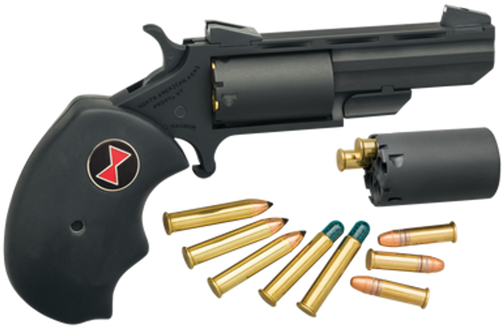 North American Arms 22m/22l Con 2" Black Widow Blk