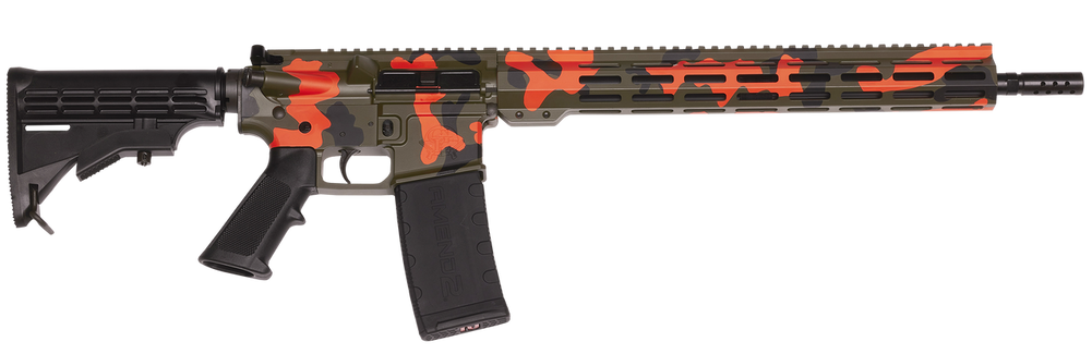Great Lakes Firearms GL15223MCMP AR-15 Mission 223 Wylde 30+1 16", Deer Camp Camo Rec/15" M-Lok Handguard, Black Carbine Stock & A2 Grip, Muzzle Brake