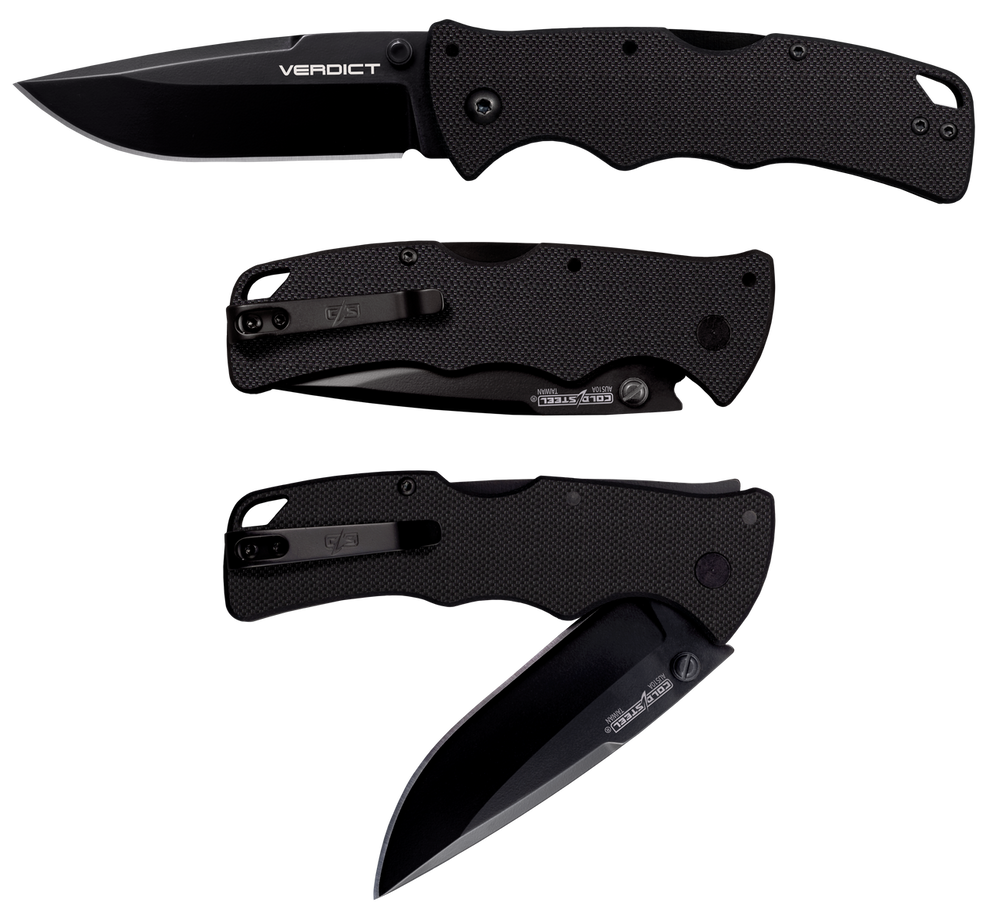 Cold Steel Verdict, Cold Cs-fl-c3sp10a    Verdict Spear 3" G10     Blk