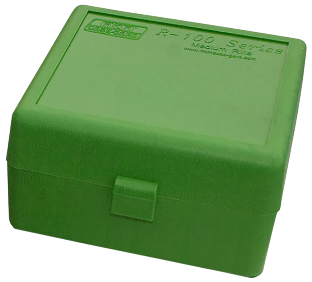 Mtm Ammo Box, Mtm Rs10010     100r Fliptop 223 204 Rug 6x47  Grn