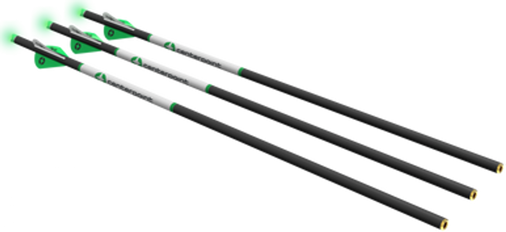 Centerpoint Perm Crossbow, Cp Axcca203pk  Prem Crossbow Arrow W/lght Nock 3pk