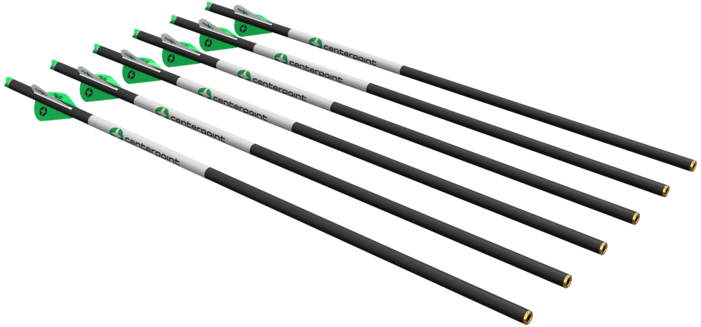 Centerpoint Crossbow, Cp Axcca206pk1 20"crossbow Arrows 6pk 400gr