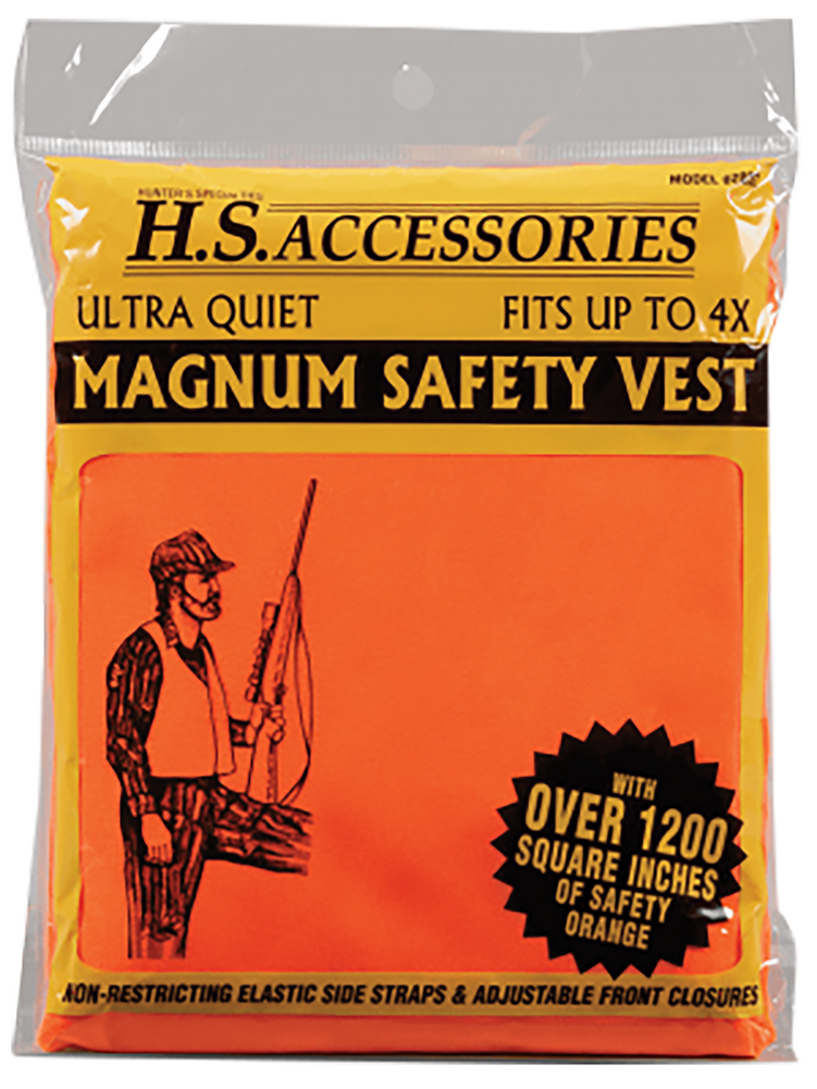 Hunters Specialties Safety Vest, Hs Hs-02002         Magnum Safety Vest Orange