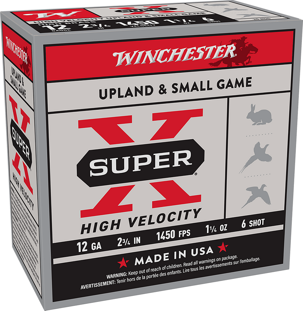 Winchester Ammo Super X, Win X12hv6    Spx 12 2 3/4 #6 Hs Hvel 11/4oz 25/10