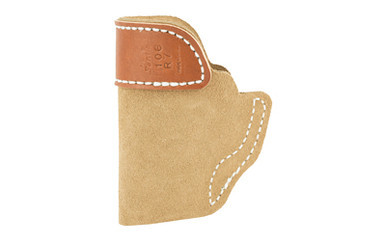 DeSantis Gunhide, Sof-Tuck Inside The Pant Holster, Fits Sig Sauer P238, Springfield 911, Keltec P3AT, Ruger LCP, Ruger LCP II, Right Hand, Tan Leather