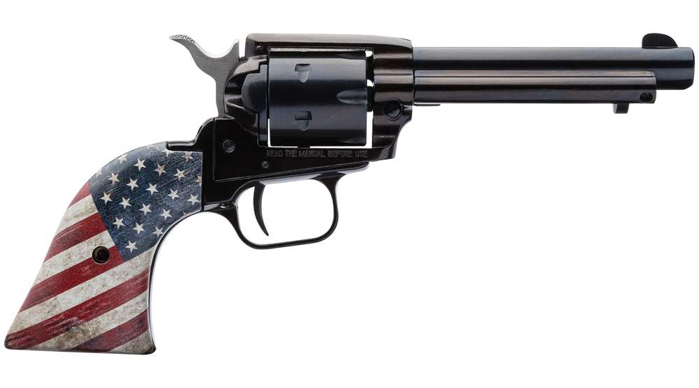 Heritage Manufacturing 22lr Blue/us Flag Grp 4.75" Fs