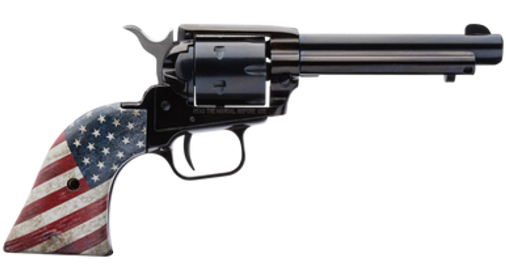 Heritage Manufacturing 22lr Blue/us Flag Grp 4.75" Fs